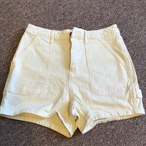 Women's Cream Shorts